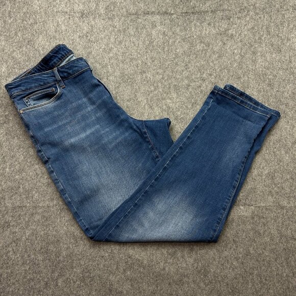 J. Jill Boyfriend Straight Leg Ankle Jeans Women's Size 18 Medium Wash Denim - Picture 1 of 14